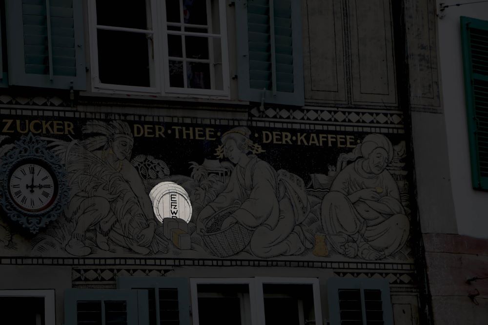 A clock on a building

Description automatically generated with low confidence